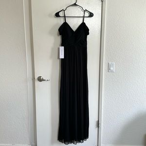 Black Bridesmaid AZAZIE Dress
